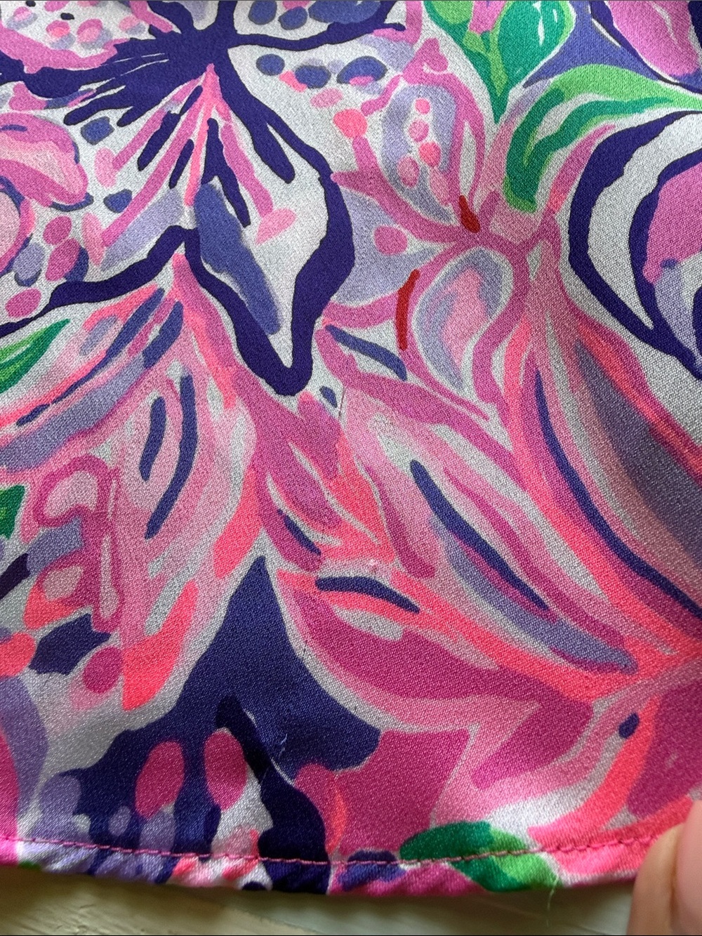 Lilly Pulitzer blouse size XL - Picture 5 of 8